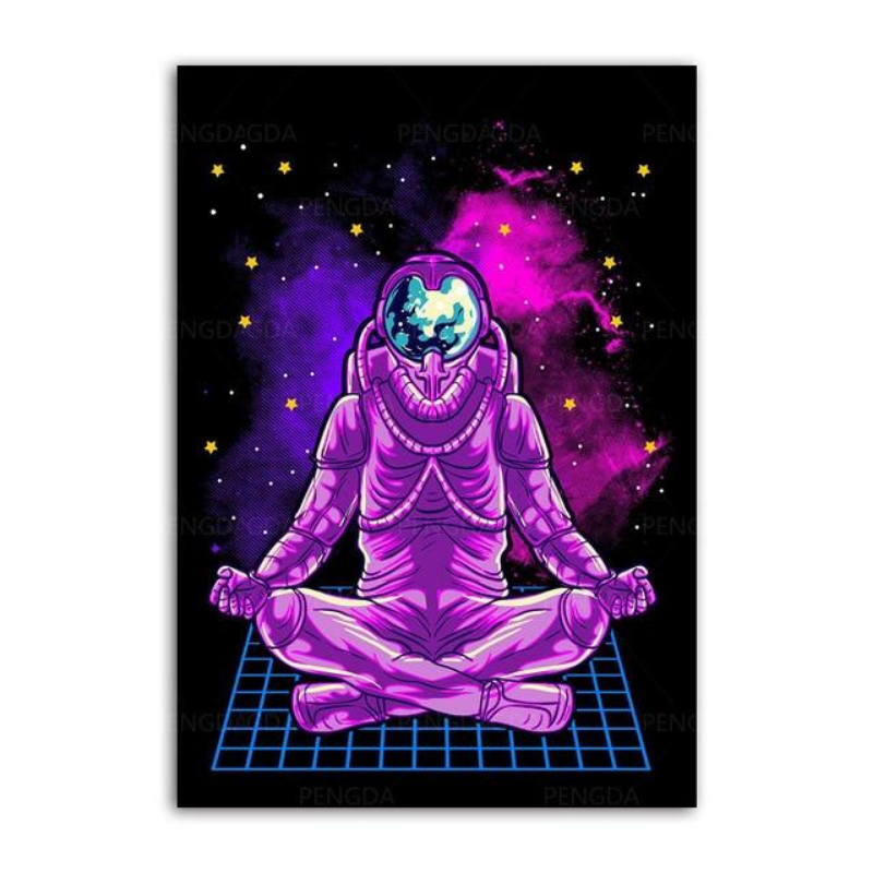 Vaporwave Astronaut – Lerretsbilder