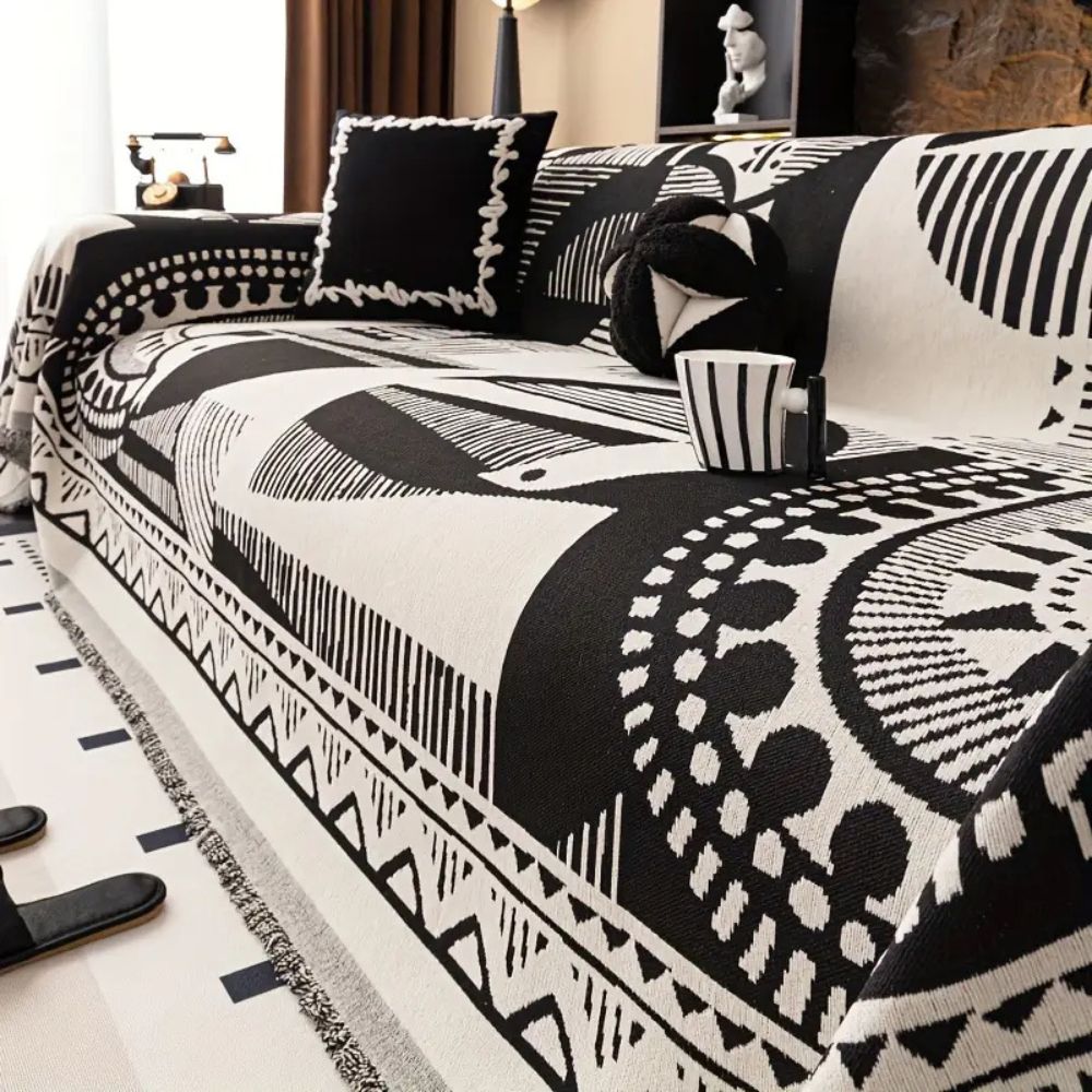 Skanto | Mystic Lines Pattern Sofa Cover
