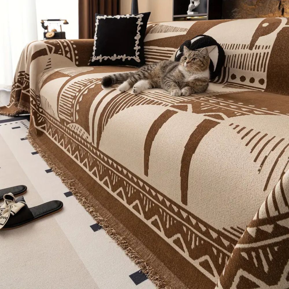 Skanto | Mystic Lines Pattern Sofa Cover