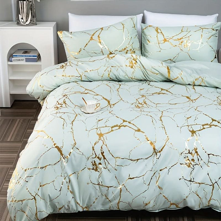 Skanto | Marmor Design Dyne Komplett Sett for Moderne Soverom