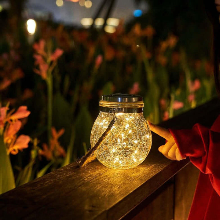 Skanto | SunGlow - Varm Solfylt Glasslampe
