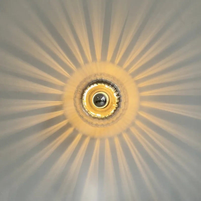 Skandinavisk Bauhaus Vegglampe laget av Glass, Moderne LED Vegglampe for Gang & Stue | Skanto