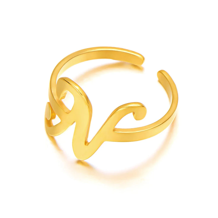 Skanto | Justerbar Kursiv Skrivebokstav Ring