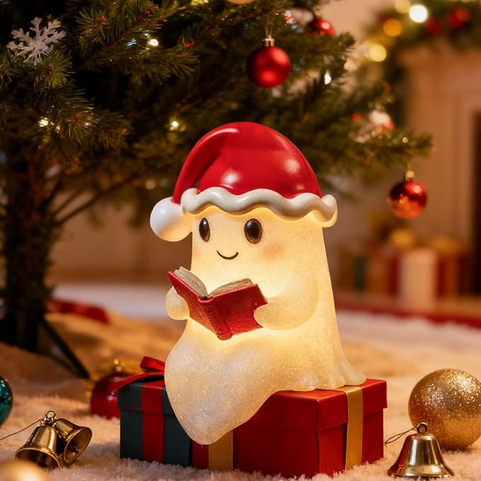 Skanto | GhostGlow | Juleånd Varm Lysdekorasjon for Festlig Dekorasjon