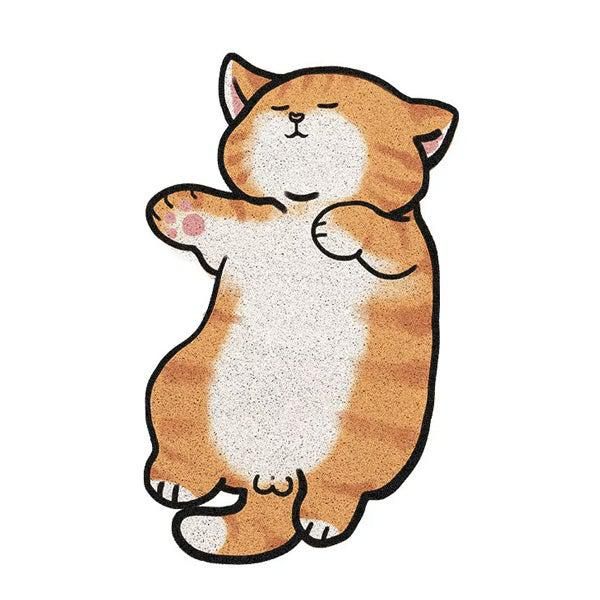 Napping Ballsy Cat Husholdningsmatte Teppet | Skanto
