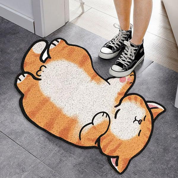 Napping Ballsy Cat Husholdningsmatte Teppet | Skanto
