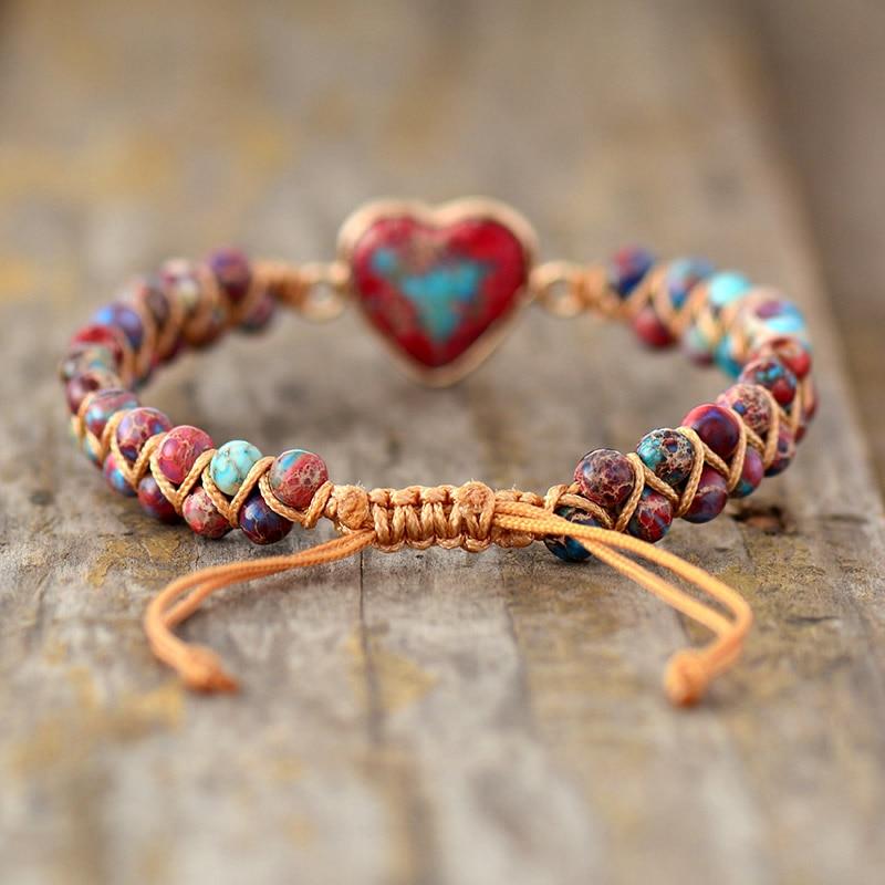 Amélie LoveStone Armbånd - Elegant Jaspis Tilbehør