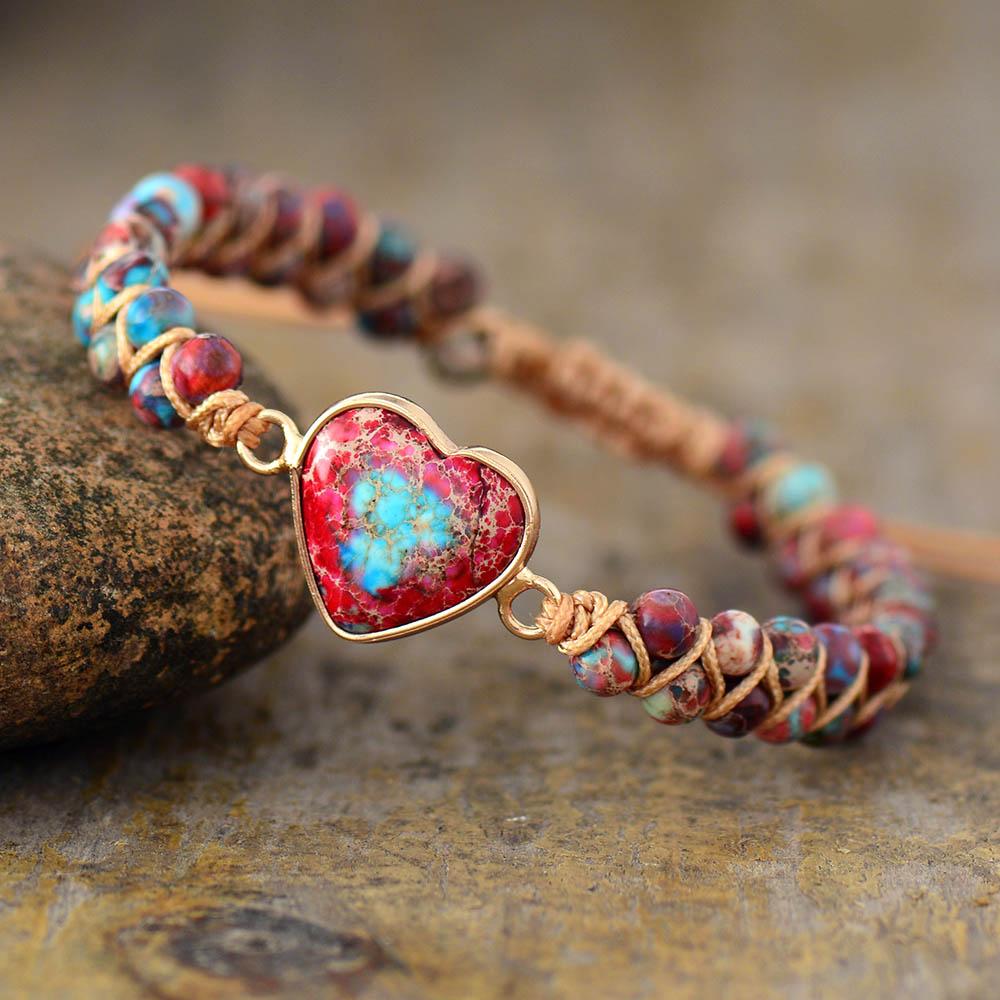 Amélie LoveStone Armbånd - Elegant Jaspis Tilbehør