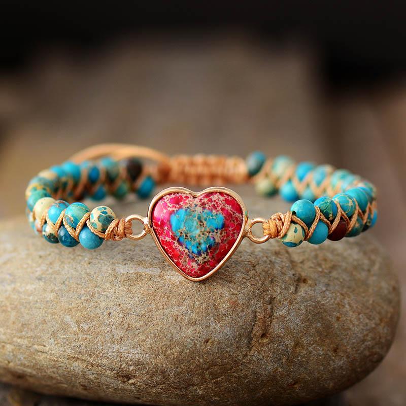 Amélie LoveStone Armbånd - Elegant Jaspis Tilbehør