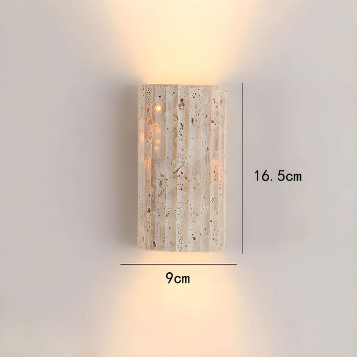 Skanto | Naturlig Stein LED Vegglampe Lys