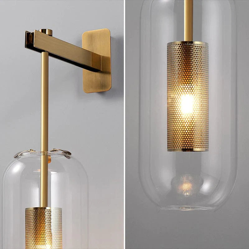Neith Glass Vegglampe | Skanto