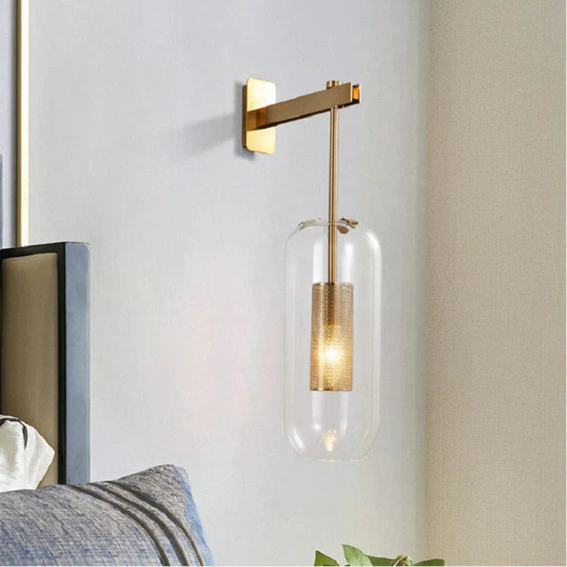 Neith Glass Vegglampe | Skanto