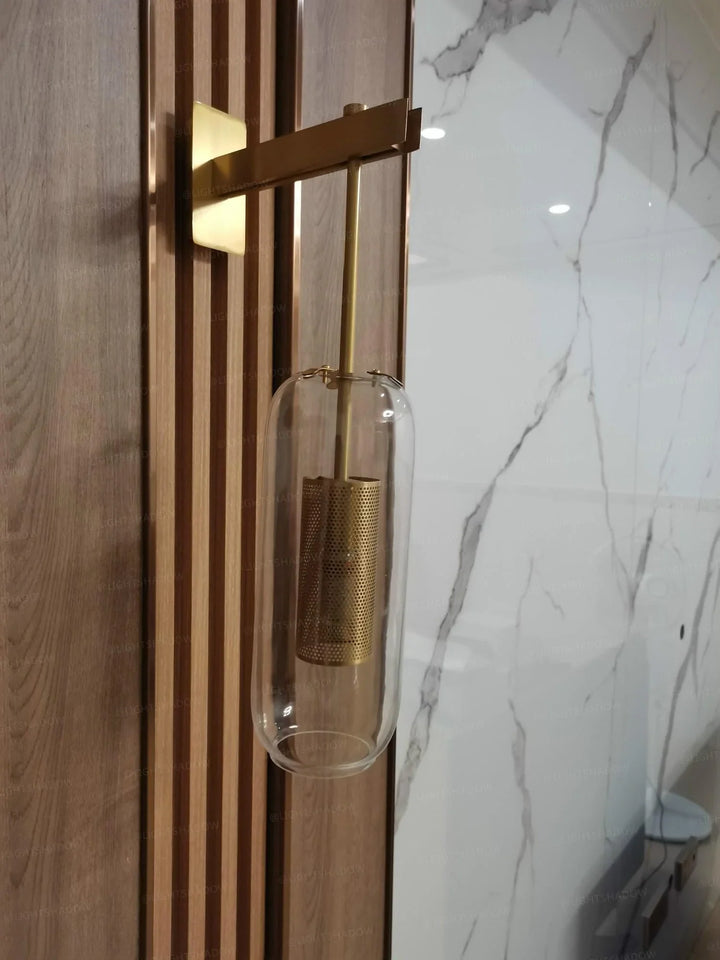 Neith Glass Vegglampe | Skanto