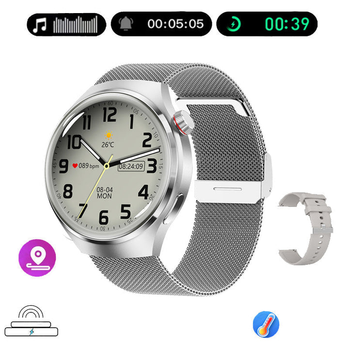 Skanto |  Gt4 Pro Smartwatch For Menn: Ip68 Nfc Gps Tracker, Amoled 360*360 Hd-Skjerm, Hjertefrekvens, Bluetooth-Samtale Begrenset Utgave