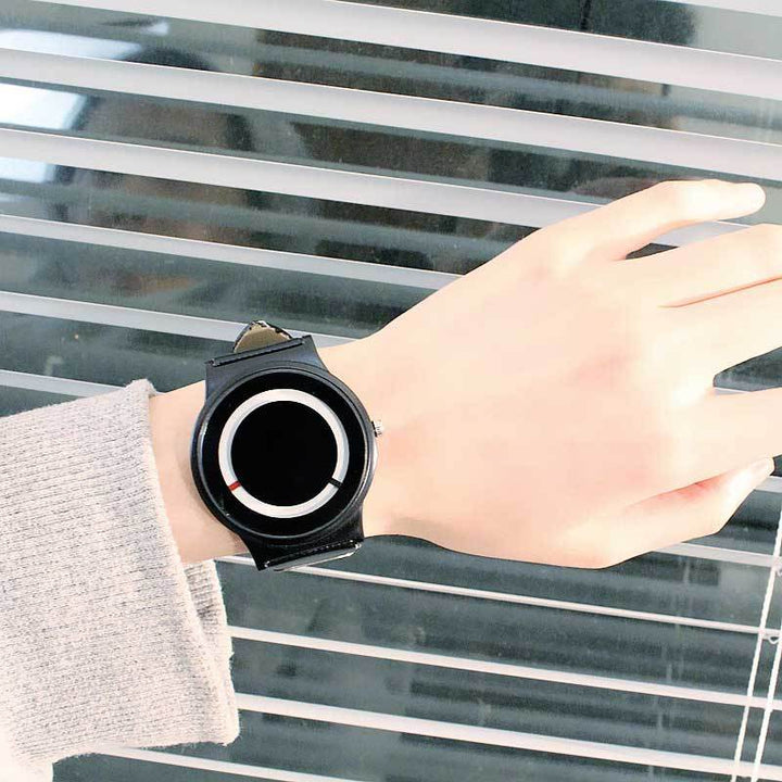 Skanto | IcoolGadgets Ny ankomst Trend ingen pekeren Konsept klokke Enkel kreativ merke Kvinne Menn klokker Relogio Feminino