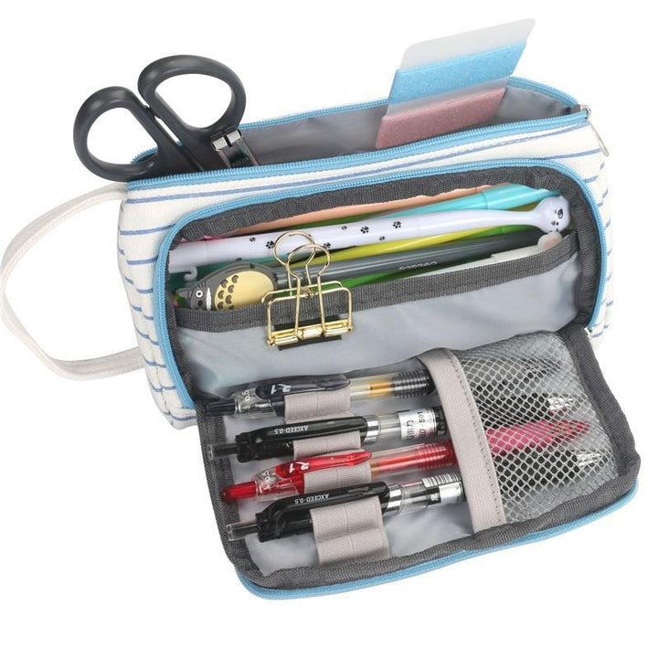 Skanto | IcoolGadgets Super Pennal Kawaii Stor Kapasitet Pennal Skole Pennal Utstyr Penn Bag Skole Boks Blyanter Pung Kontorrekvisita