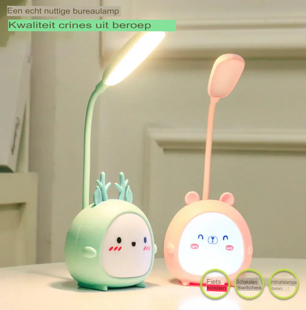 Kids' Reading Lamp with Eye Protection and USB Night Light - BrightBuddy | Skanto