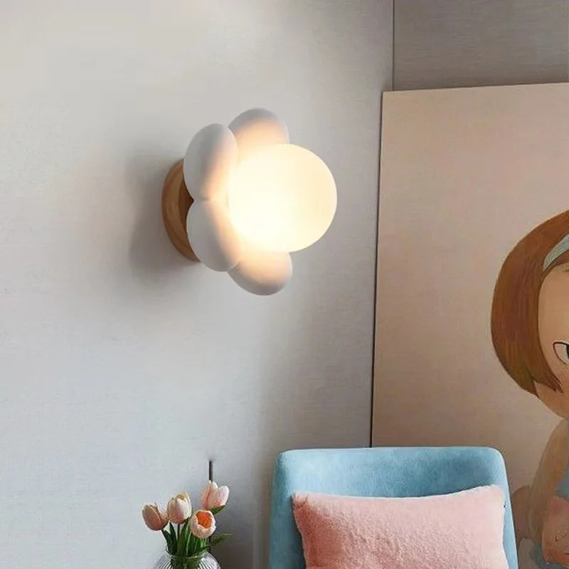 Skanto | Kremfarget Vegglampe Romantisk Belysning