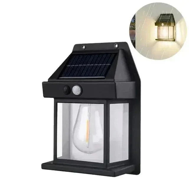 Skanto | MotionLite – Vintage Solcellevegglampe