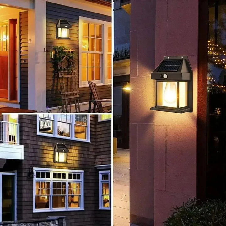 Skanto | MotionLite – Vintage Solcellevegglampe