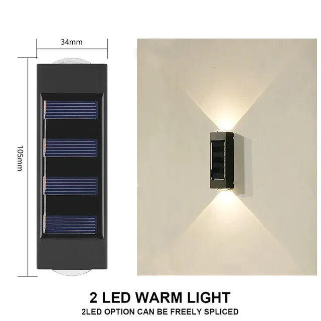 Skanto | LUMIX | New Solar Wall Lighting for Outdoors | Vanntett LED solcellelampe for ambient hagebelysning