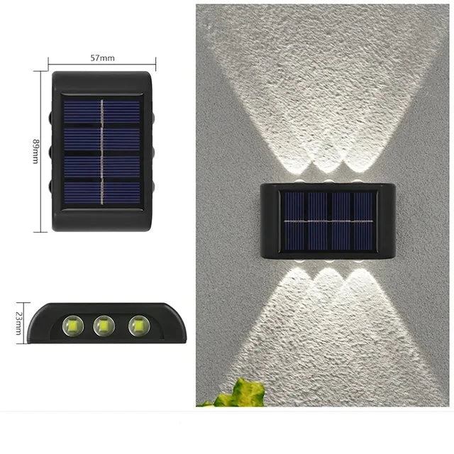 Norvo | LUMIX | New Solar Wall Lighting for Outdoors | Vanntett LED solcellelampe for ambient hagebelysning