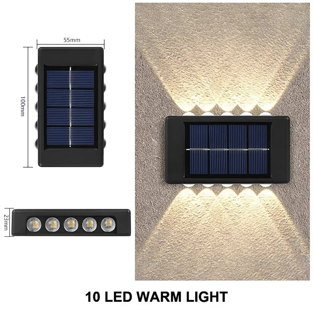 Norvo | LUMIX | New Solar Wall Lighting for Outdoors | Vanntett LED solcellelampe for ambient hagebelysning