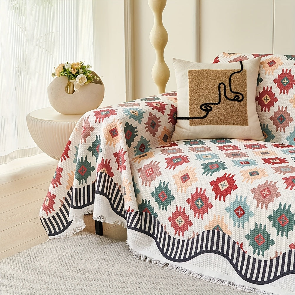 Skanto | Nomad Charm Geometrisk Sofa Teppet Dekke