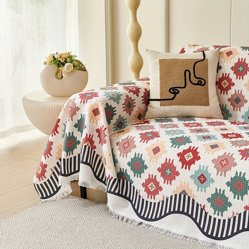 Skanto | Nomad Charm Geometrisk Sofa Teppet Dekke