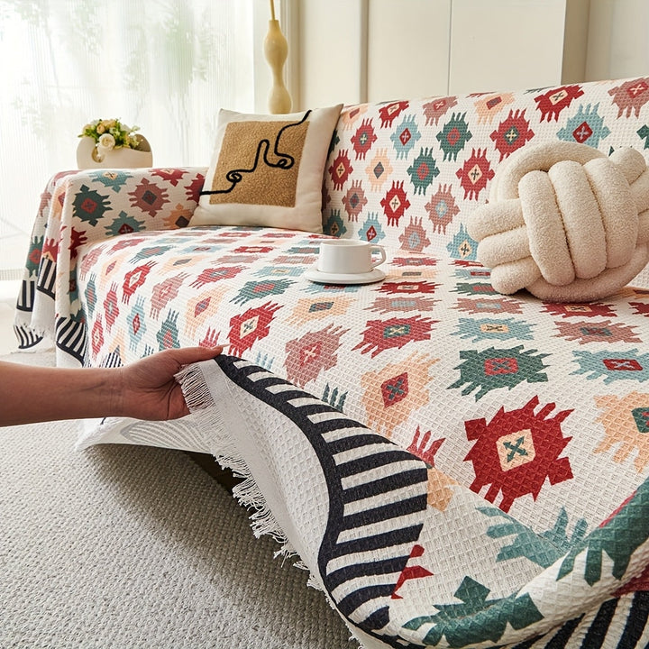 Skanto | Nomad Charm Geometrisk Sofa Teppet Dekke