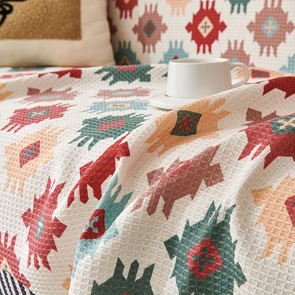 Skanto | Nomad Charm Geometrisk Sofa Teppet Dekke