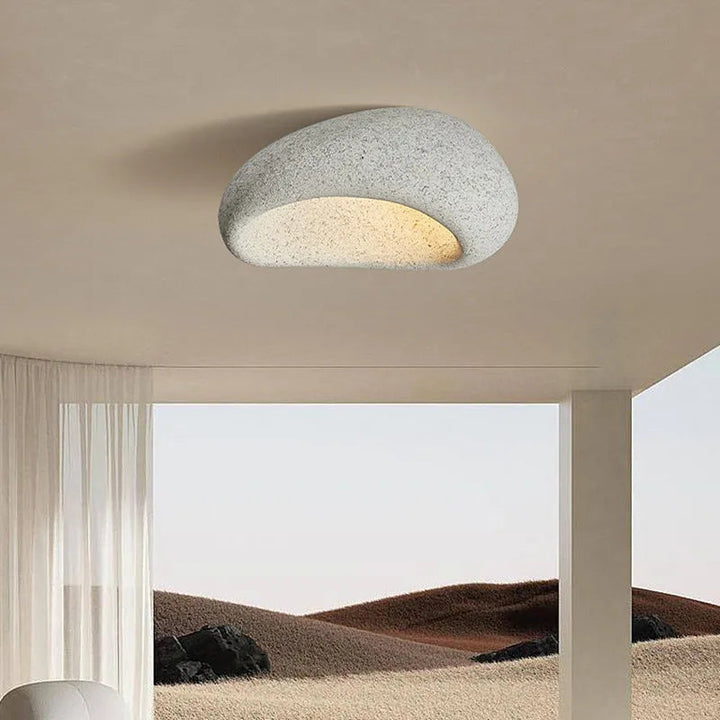 Skanto | Minimalist Taklampe i Wabi-Sabi Stil for Rolig Interiør