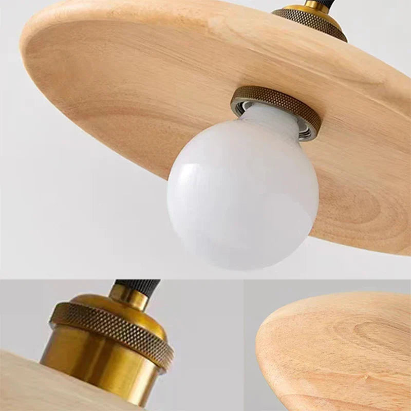 Nordisk hengelampe laget av tre – Minimalistisk pendellampe i Scandi-design | Skanto