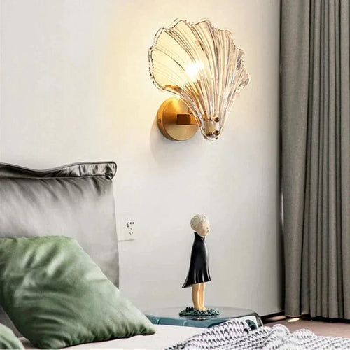 Skanto | Skallglass Vegglampe – Varm LED Dekorativ Armatur