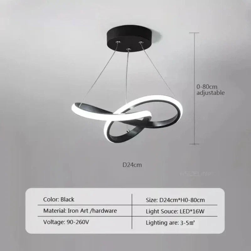 Skanto | LumiWave LED Takbelysning | Energieffektiv Designerlampe for Stue, Soverom & Kjøkken | Moderne LED-belysning