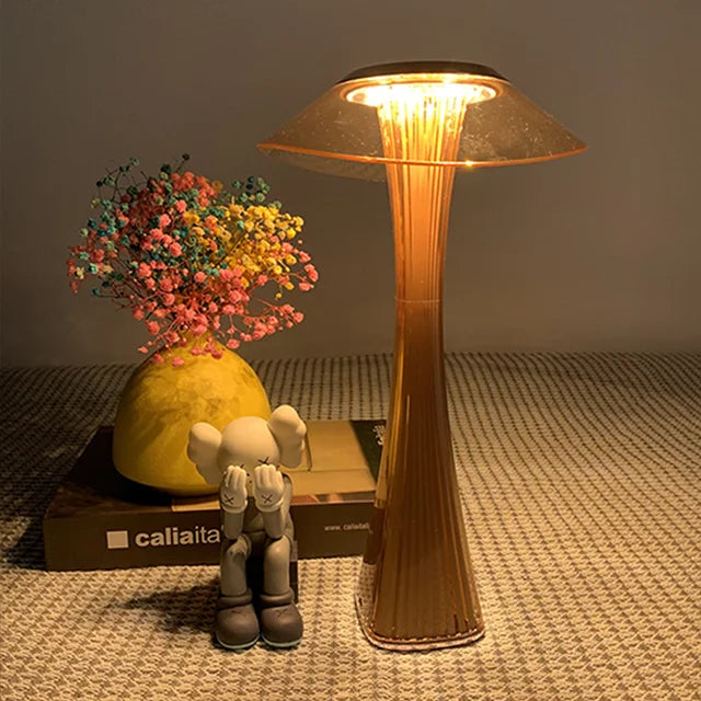 Dimbar LED Bordlampe – Moderne Nattbordlampe med Berøringskontroll, Elegant Belysning for Soverom og Stue | Skanto