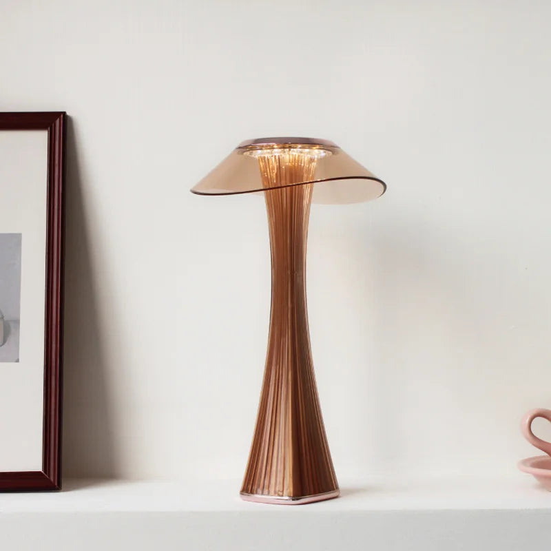 Dimbar LED Bordlampe – Moderne Nattbordlampe med Berøringskontroll, Elegant Belysning for Soverom og Stue | Skanto