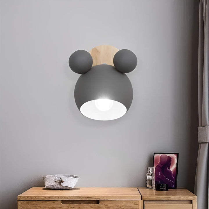 Vegglampe i Mickey-design – Dekorativ og Moderne | Perfekt for barnerom og stue | Skanto
