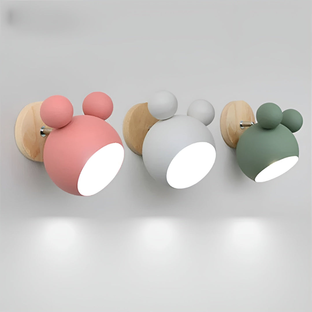 Vegglampe i Mickey-design – Dekorativ og Moderne | Perfekt for barnerom og stue | Skanto