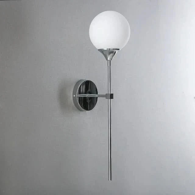 Skanto | Skandinavisk Glassvegglampe med Varm LED Lys