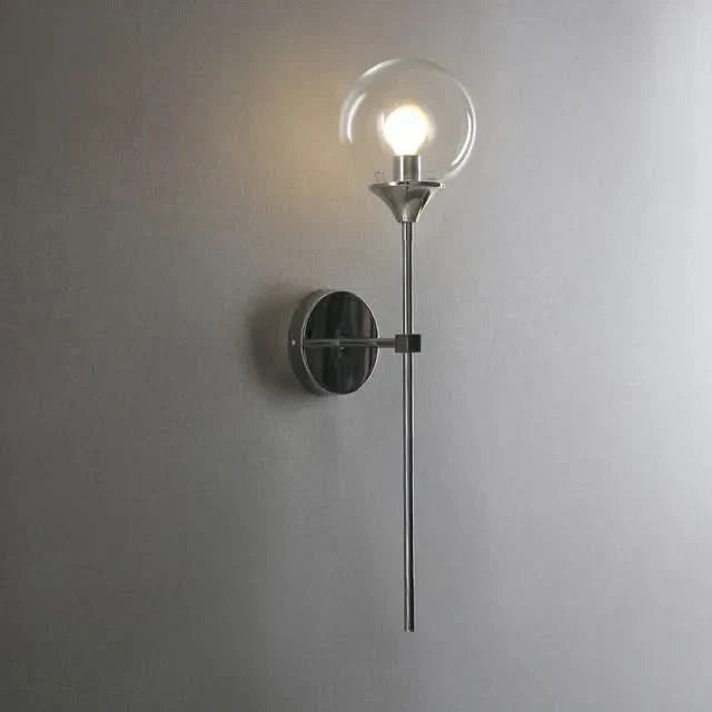 Skanto | Skandinavisk Glassvegglampe med Varm LED Lys