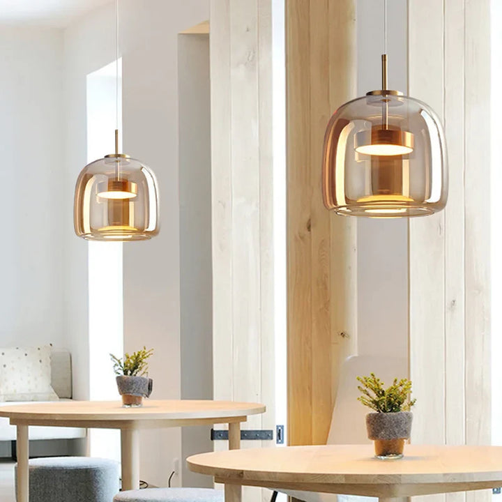 NordicGlow - Minimalistisk LED Pendellampe for et Tidløst Utseende | Skanto