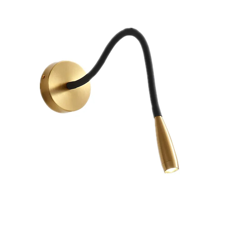 Moderne vegglampe med fleksibel arm for innendørs bruk – Justerbar LED vegglampe for stue og soverom | Skanto