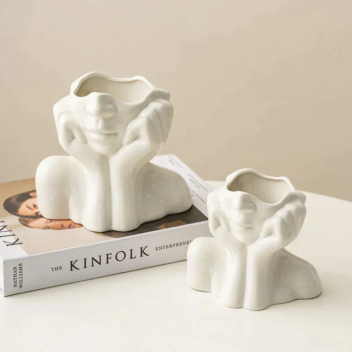 ClayLuxe Keramiske Vaser – Minimalistisk Design for et Stilfullt Hjem Skanto