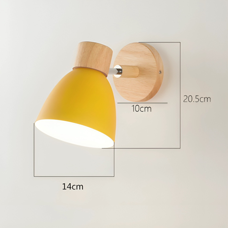 Minimalistisk skandinavisk vegglampe – nordisk design for soverom og stue | LED-belysning | Skanto
