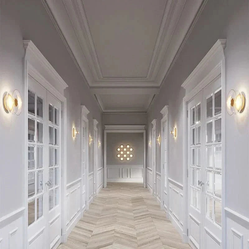 Skanto | Moderne nordisk LED-vegglampe – 5W glassdesign