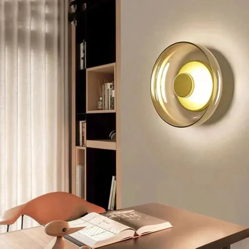 Skanto | Moderne nordisk LED-vegglampe – 5W glassdesign