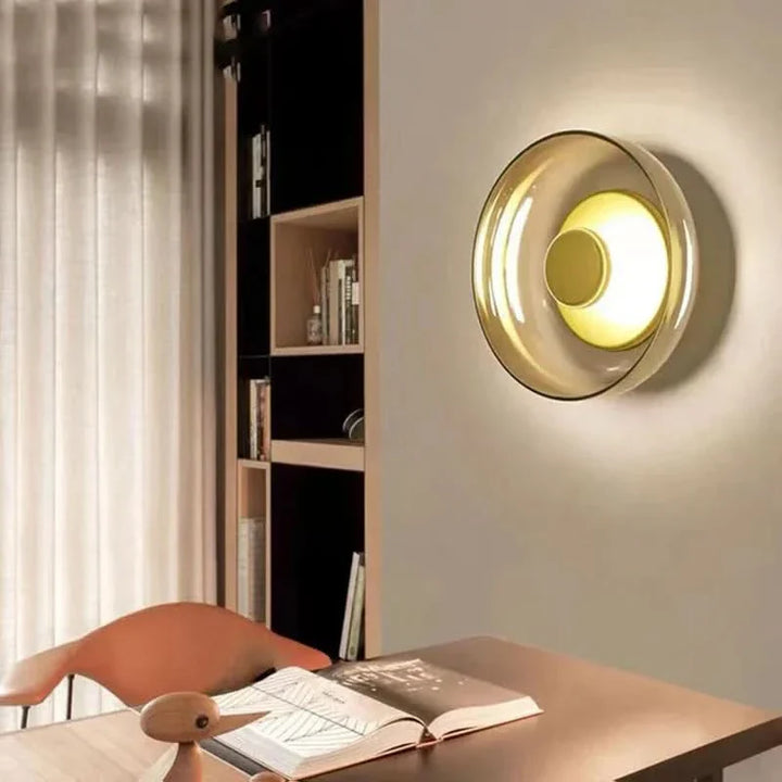 Skanto | Moderne nordisk LED-vegglampe – 5W glassdesign
