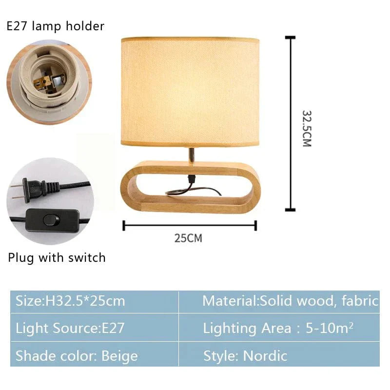 Skanto | ScandiLamp - Elegant trelampe - Moderne design - Varm atmosfære