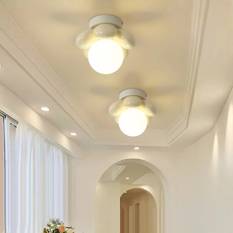Skanto | Skandinavisk Blomster Glass Taklampe